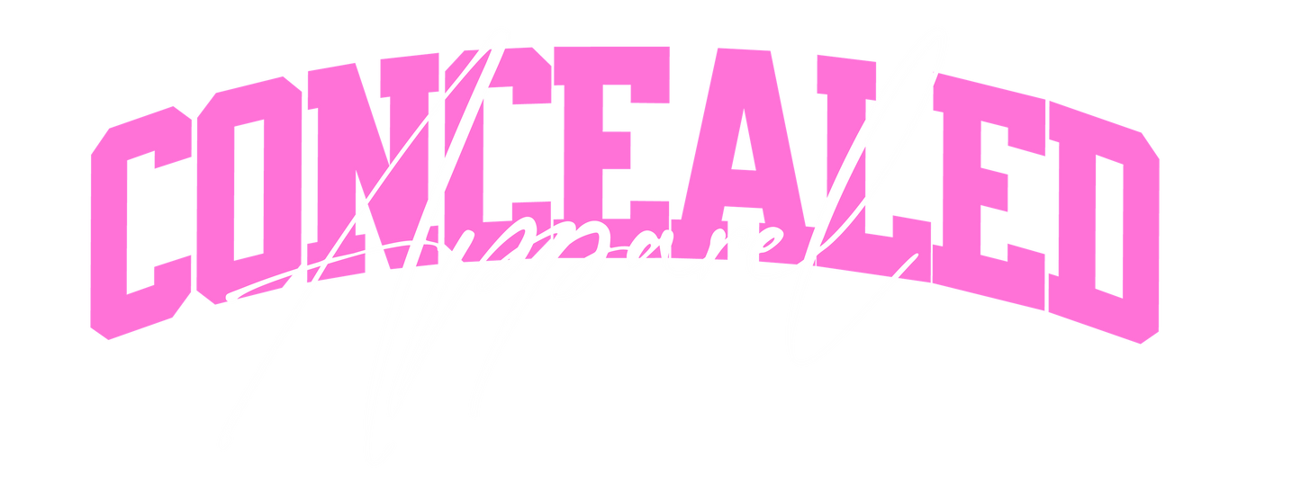 Concealed overlayed sticker