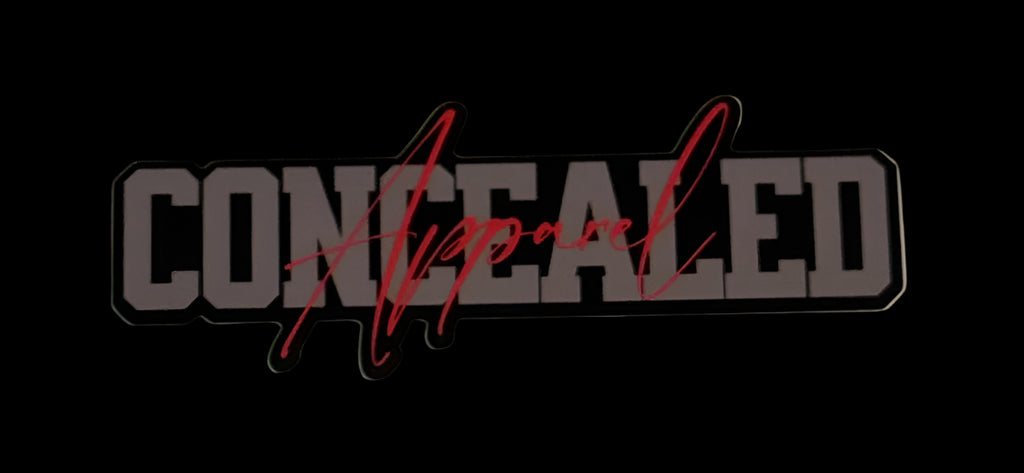 Concealed 100mm Sticker
