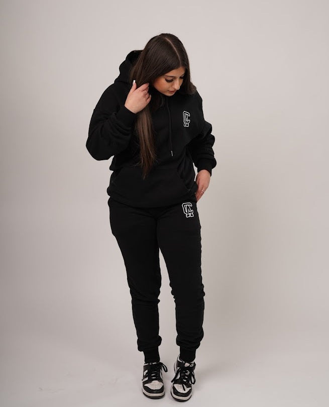 OG Track Pants - White Black & White