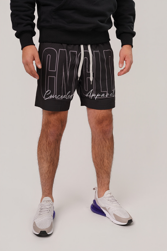 CNCLD Blackd Out Flex Shorts