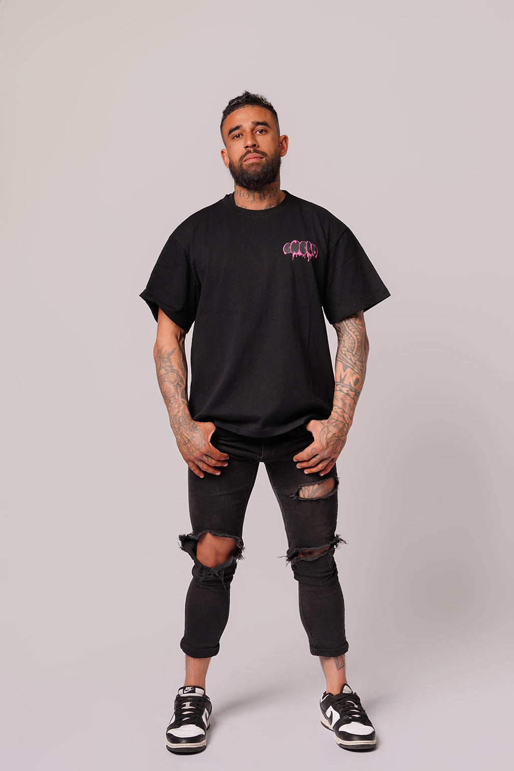 Electric Rose - Drip Tee