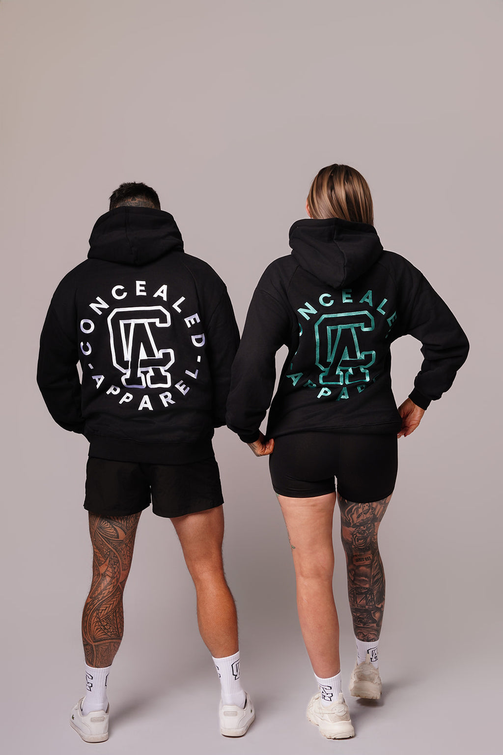 OG Hoodie - Teal Black & Teal