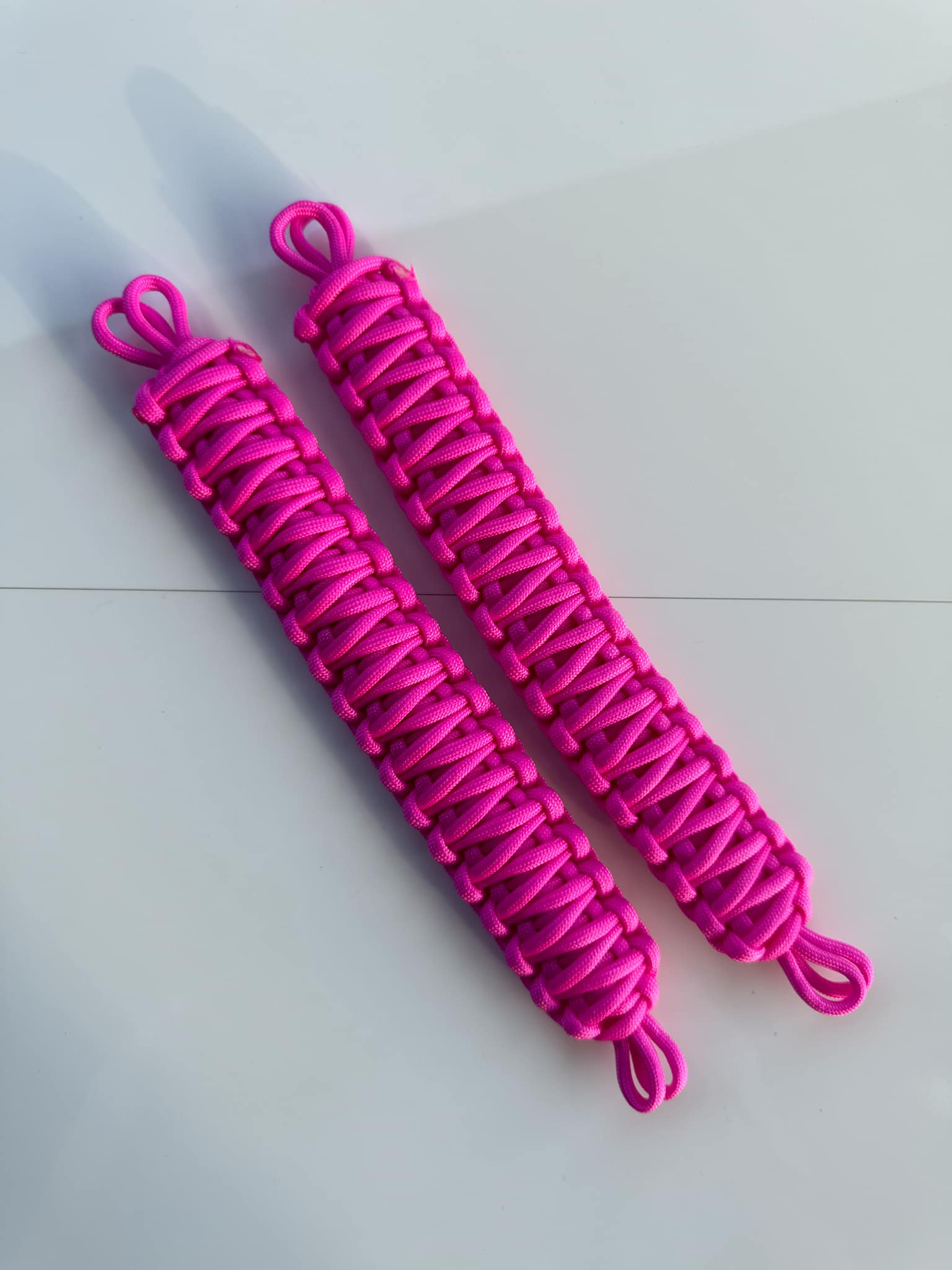 2x NMS PARACORD INTERIOR HANDLES (Pair) Pink