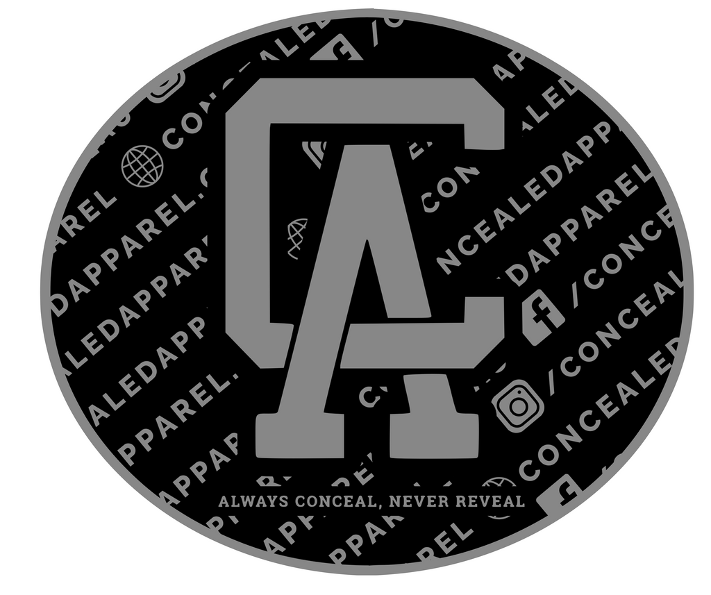 Concealed Apparel Round Sticker
