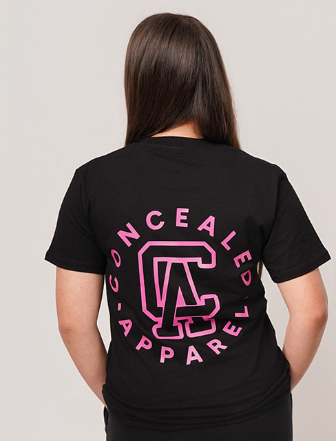 OG TEE Black & Blush Pink